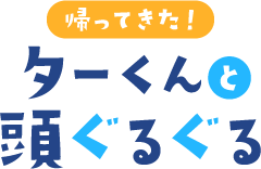 帰ってきた！ターくんと頭ぐるぐる