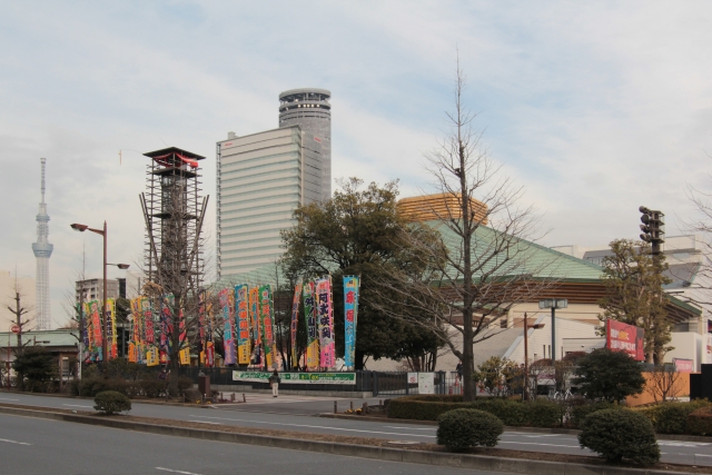 国技館　遠景